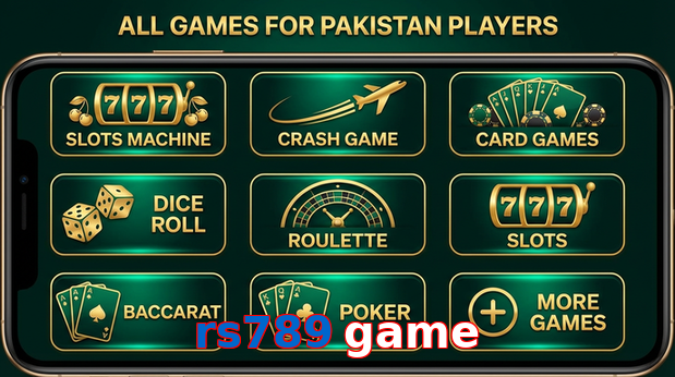 Main screen of Rs789 Game games page for PK players