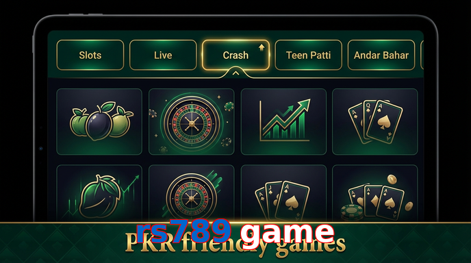 Game list for Rs789 Game games section