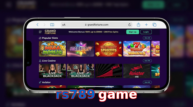 Main screen of Rs789 Game ios page for PK players